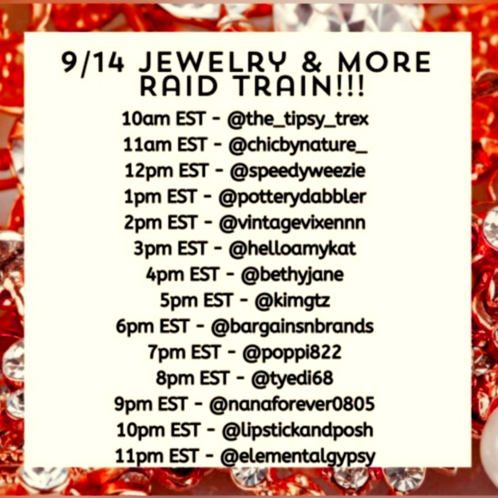 🚂🚂 Raid Train is coming your way Saturday September 14.